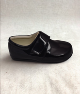 Prince Black Shoes for Baby Boy by Velcro - Harpers