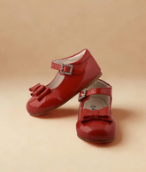 Red Bow Shoes for Baby Girls - Harpers